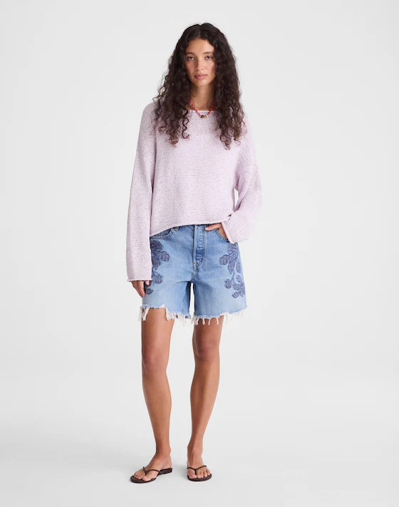Boatneck Pullover Sweater | Madewell