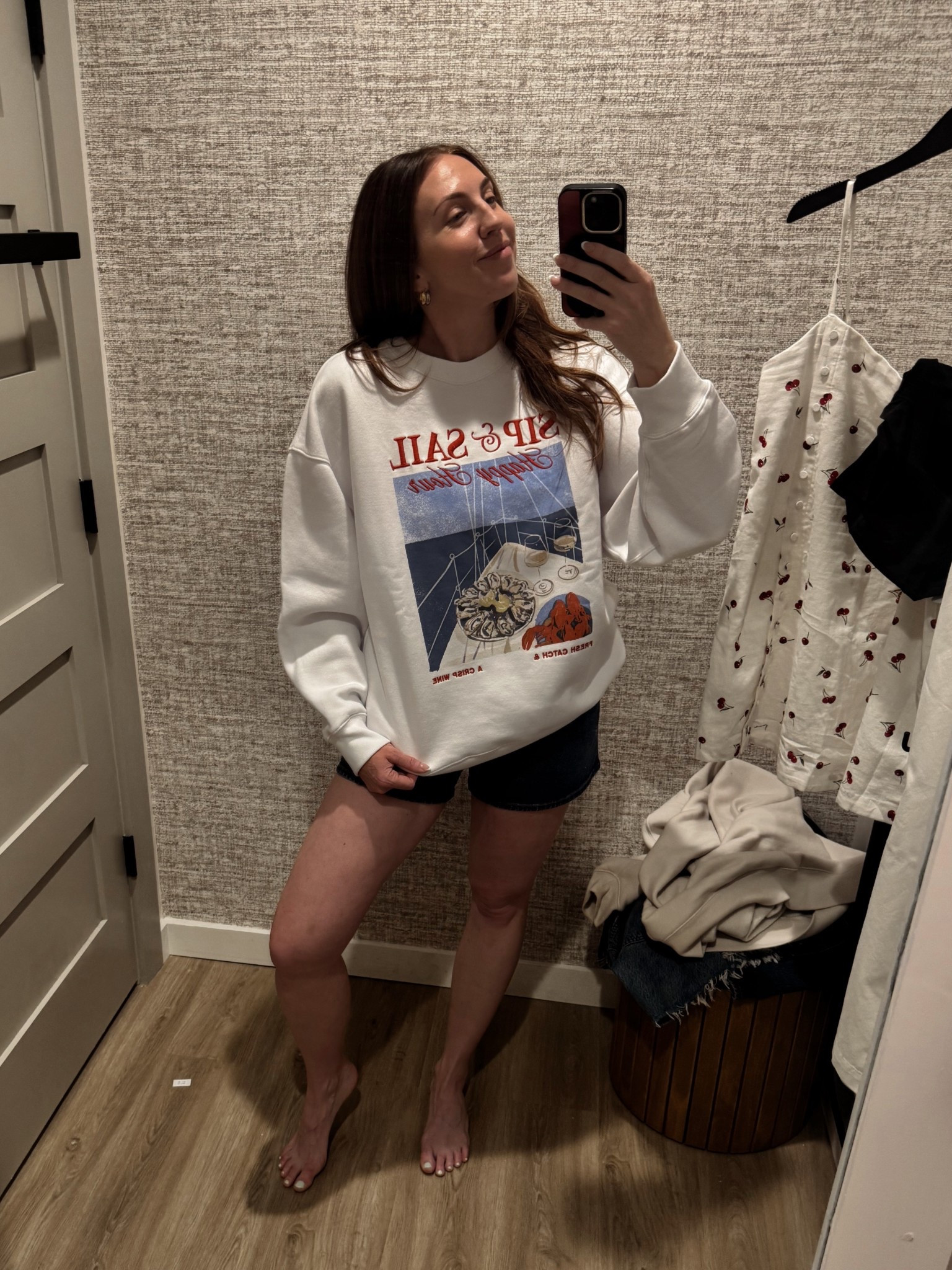 I was in @abercrombie today and found the perfect crew neck sweater for all the girls either planning or dreaming of a coastal summer 🦞🌞🌊 

but heads up…it’s not live yet online (remember the infamous espresso martini crewneck?!) so you’ll have to run and look in-store. 

I’m linking a handful of my other faves for the time being. I’ll share once the crewneck makes its way online! 


#LTKStyleTip #LTKSeasonal #LTKFindsUnder100