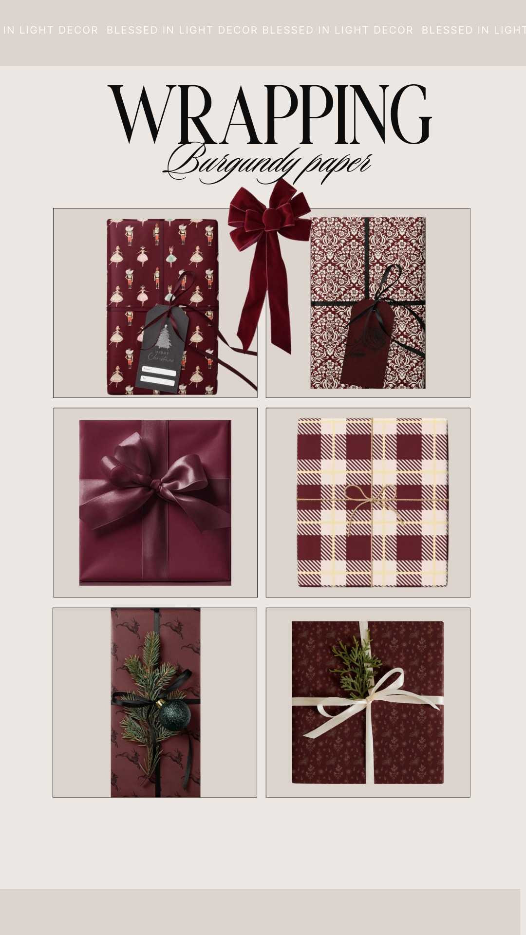 Christmas wrapping trend!#christmas2024 #LTKHoliday #LTKSeasonal #LTKHome #xmas 

#LTKHoliday #LTKWatchNow #LTKSeasonal