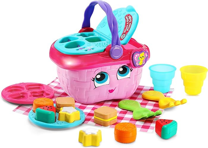 LeapFrog Shapes and Sharing Picnic Basket, Pink | Amazon (US)
