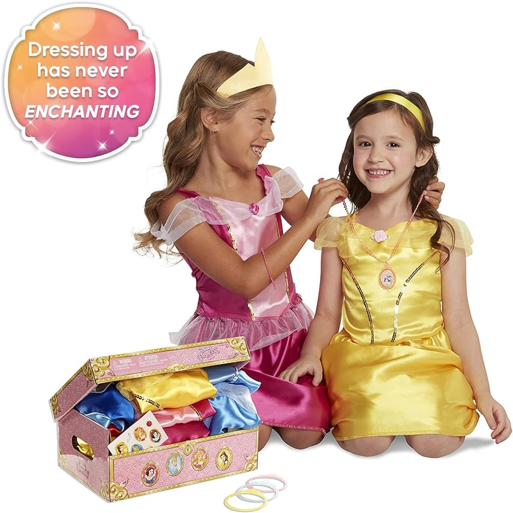 Disney Princess Dress Up Trunk Deluxe 21 Piece Officially Licensed [Amazon Exclusive] | Amazon (US)