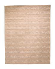 Made In Turkey 8x10 Indoor Outdoor Saybrook Striped Leaves Area Rug | TJ Maxx