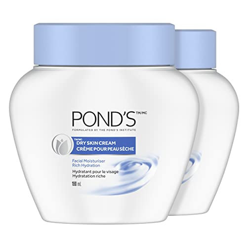 Ponds Dry Skin Cream Facial Moisturizer 10.1 Ounce Jar (Pack of 2) | Amazon (US)