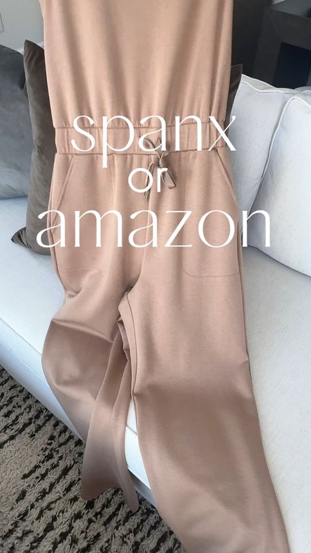 This jumpsuit reminds me of the incredible one from spanx but is on amazon.. for my taller girls it might run a little short .. I’m 5’5” and it’s the perfect length for sandals or sneakers 
Sz small
#ltku

#LTKtravel #LTKstyletip #LTKfindsunder50