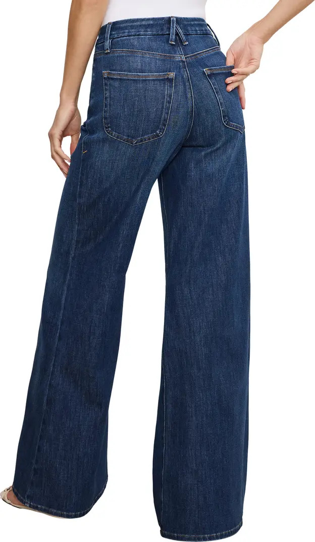 Soft-Tech Good Waist Palazzo Jeans | Nordstrom