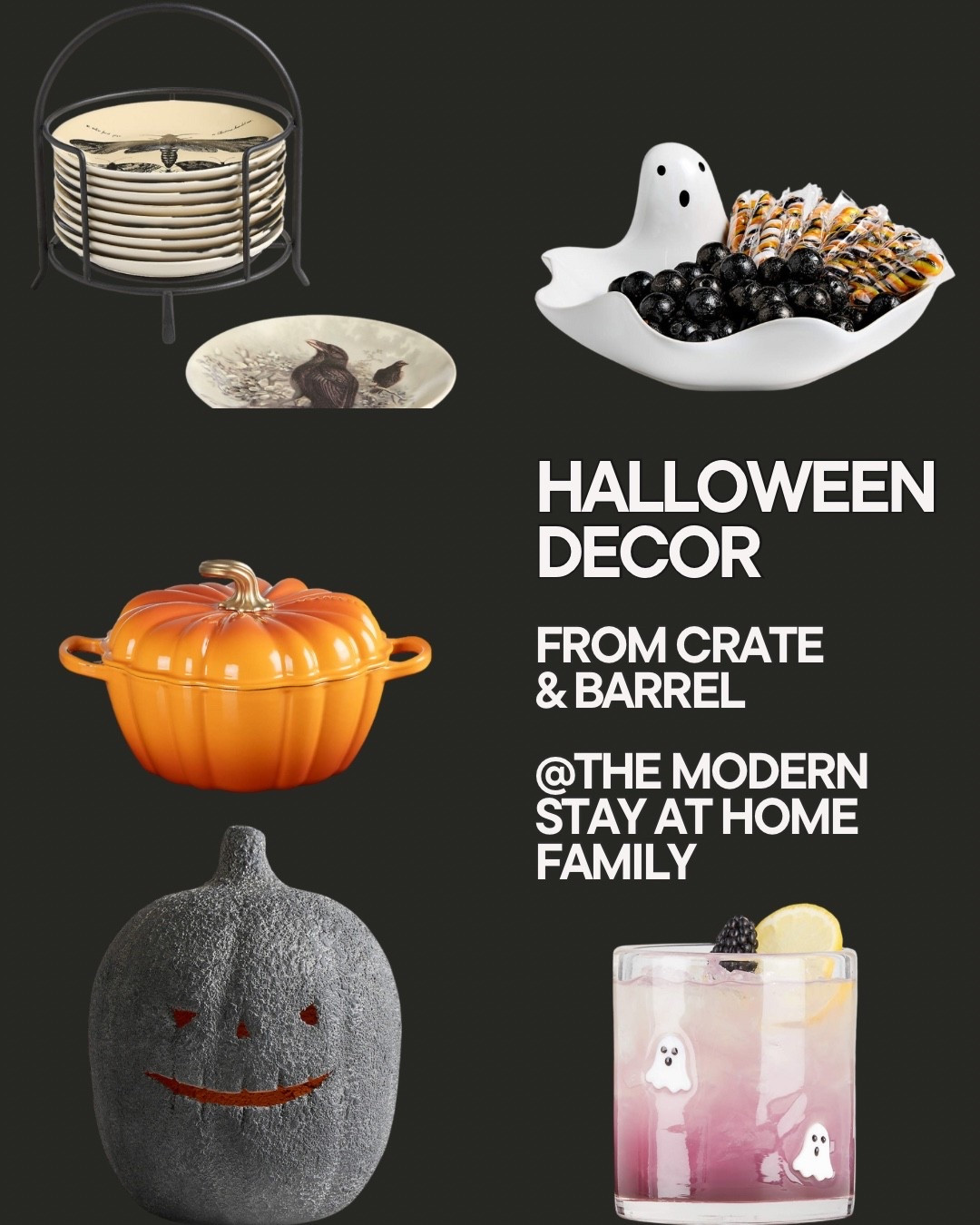 🎃✨ The Halloween Collection from Crate & Barrel is here — and it’s spooktacular! From chic black-and-white decor to whimsical pumpkins, ghost mugs, and statement serveware, every piece adds modern Halloween charm to your home. 🕯️ Whether you’re hosting a haunted dinner party or creating a cozy corner for fall movie nights, Crate & Barrel has the perfect mix of elegant and festive finds for every space. 👻 Tap to shop the full collection and elevate your spooky season style! 🕸️

crate and barrel halloween collection, halloween decor, modern halloween, spooky season home, halloween tablescape, halloween dining, pumpkin decor, ghost mugs, halloween serveware, fall home decor, halloween hosting, chic halloween style, fall decorating ideas, spooky home inspiration, halloween kitchen decor, halloween entertaining, elegant halloween, fall decorating trends, halloween home collection, halloween style inspo, modern fall decor, halloween party setup, halloween decorations, cozy halloween home

#LTKHome #LTKSeasonal #LTKHalloween