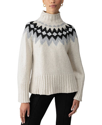 Sanctuary Women's Tis The Season Fair Isle Turtleneck Sweater - Macy's | Macy's