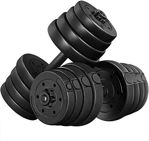 Yaheetech Adjustable Dumbbells Weight Set - 66LB Dumbbell Weights Exercise & Fitness Equipment w/... | Amazon (US)