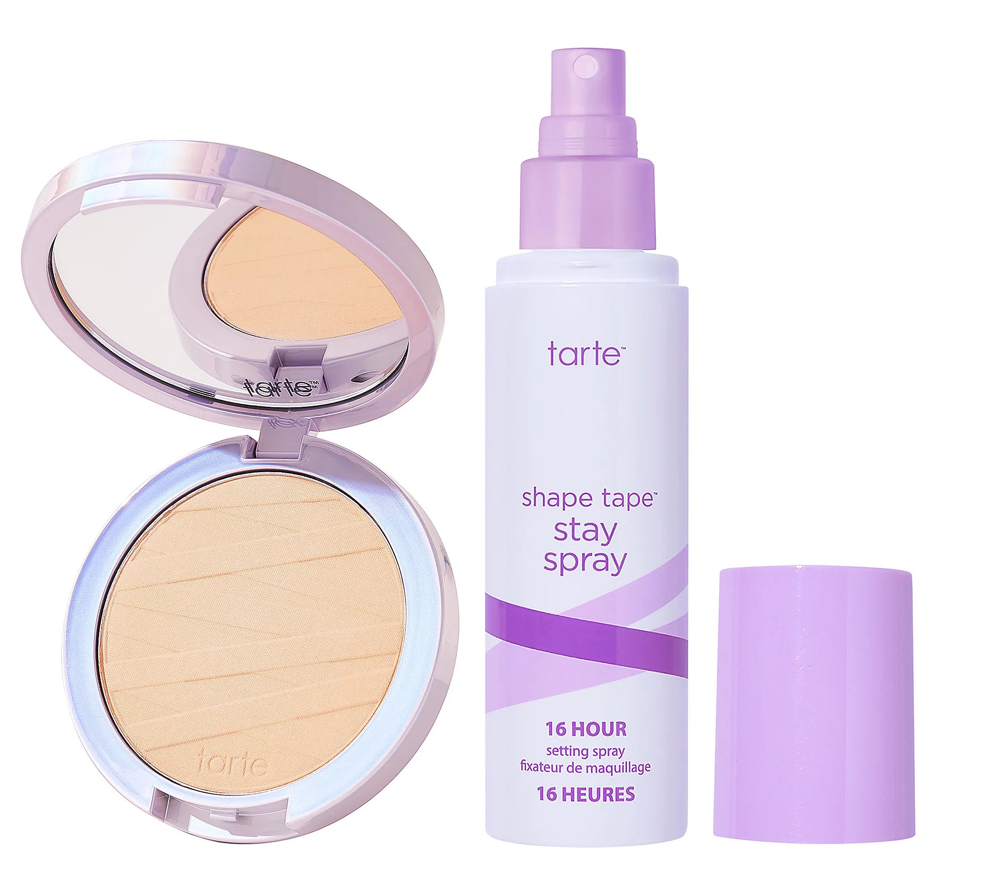 tarte Face Tape Pressed Powder with Stay Spray Setting Spray | QVC