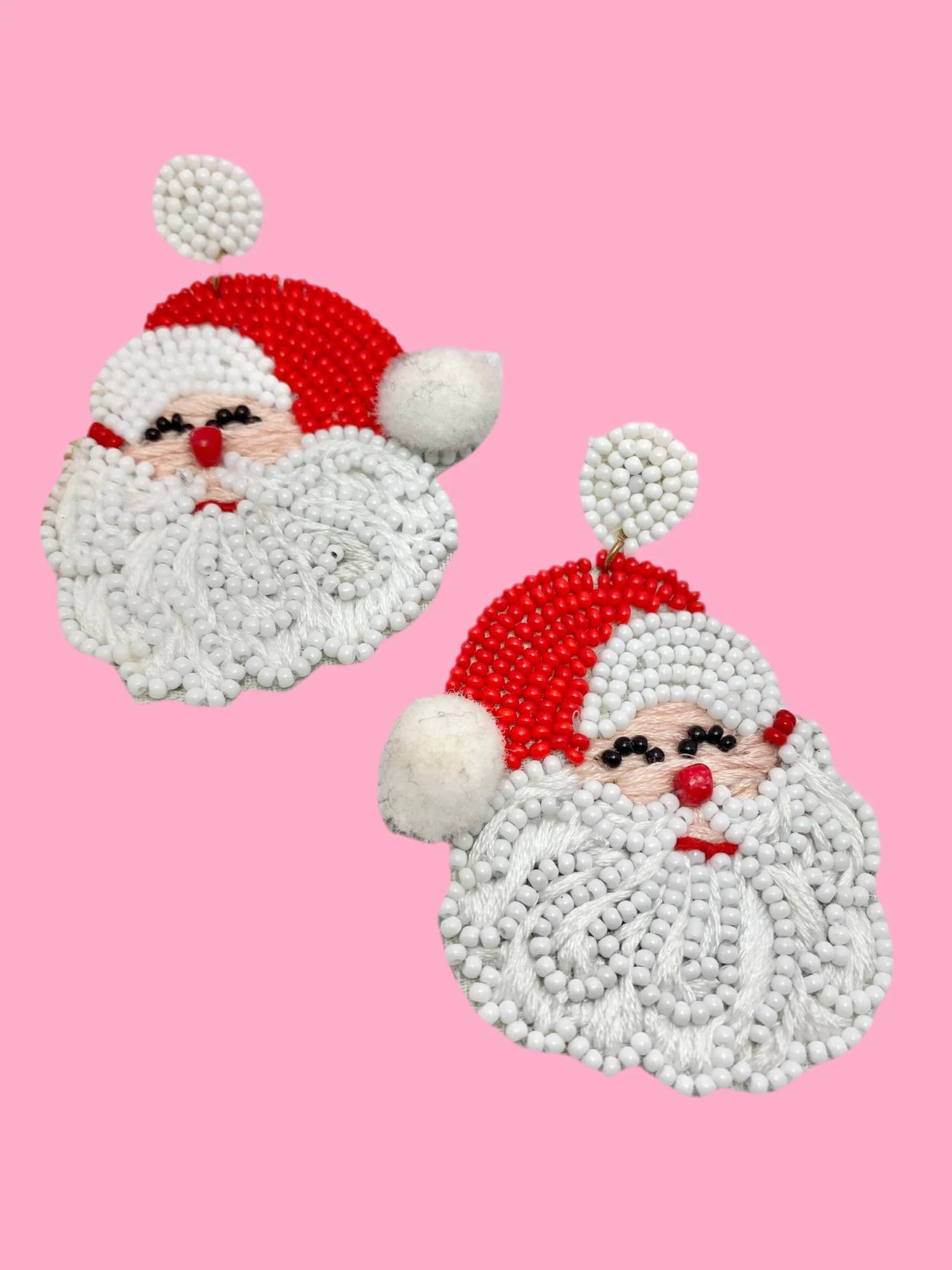 Santa Earrings | Teggy French