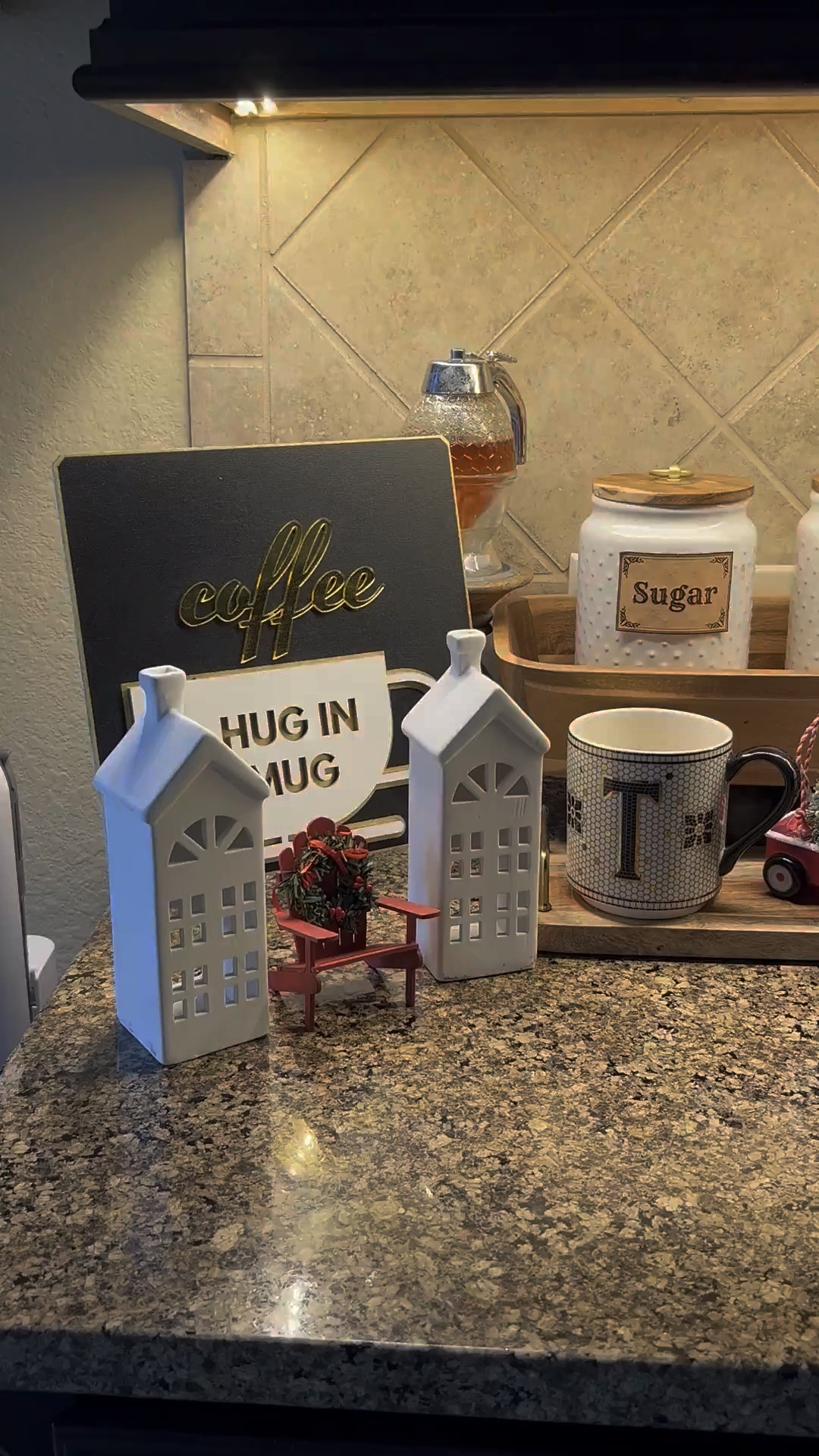 Holiday coffee station with all the festive feels 

#LTKHome #LTKVideo #LTKHoliday