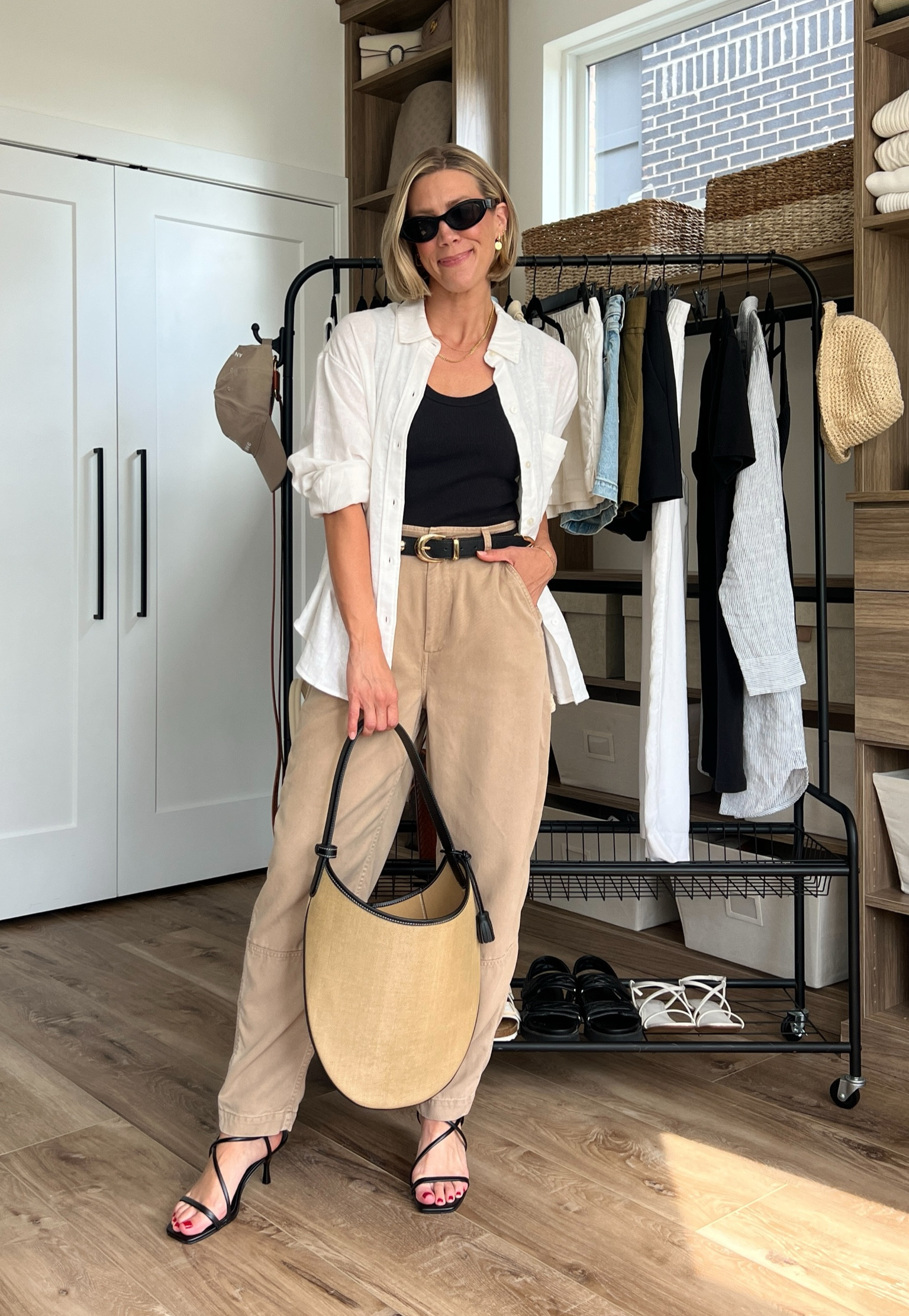 Wearing 2 tencel pants, small linen button-up, XS tank (code: LINDSEY15), s/m belt, heels tts 

#LTKFindsUnder100 #LTKFindsUnder50 #LTKStyleTip