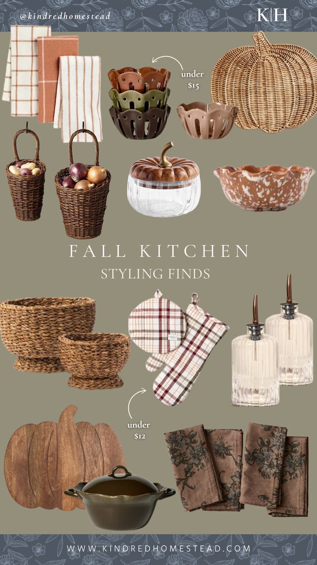 🍂 Fall is the perfect season to refresh your kitchen with warm textures, cozy accents, and timeless details. From rustic wood serving boards to seasonal table linens and vintage-inspired pieces, these styling favorites make everyday meals feel special. 🥖✨ Tap to shop the exact kitchen finds I’m using to create a welcoming fall home.


#LTKHome