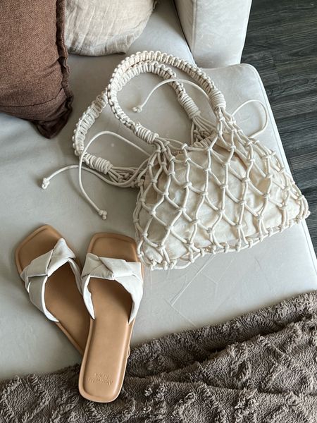 Abercrombie summer accessories — crochet knit purse and sandals (come in black!) true to size 🫶🏼

#LTKshoecrush #LTKSeasonal #LTKtravel