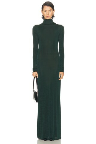 SEROYA Kim Maxi Dress in Green | FWRD 