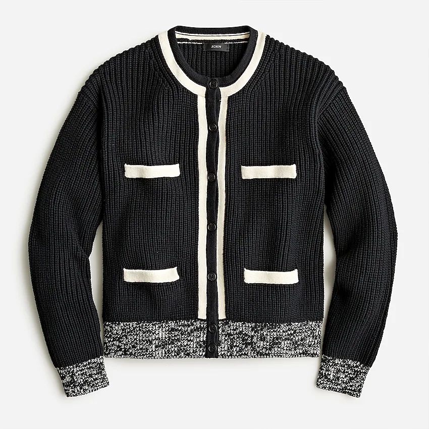 Front-pocket cotton cardigan sweater | J.Crew US