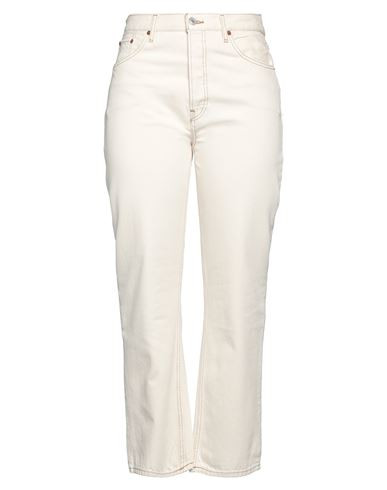 Re/done Woman Jeans Cream Size 25 Cotton | YOOX (US)