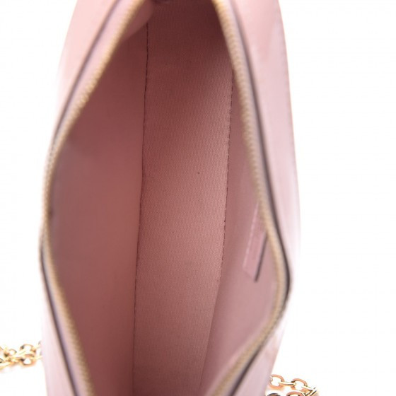 LOUIS VUITTON Vernis Camera Pouch Rose Ballerine | Fashionphile