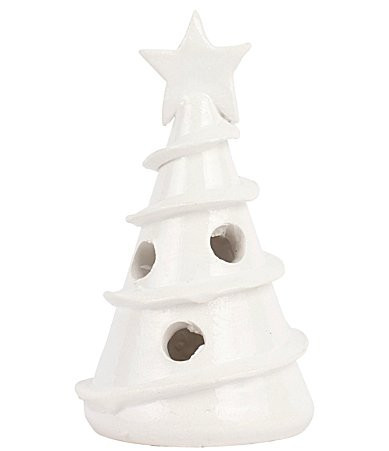 VIETRI Foresta Mini Swirl Tree Figurine - White | Dillard's