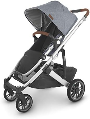 UPPAbaby Cruz V2 Stroller - Gregory (Blue Melange/Silver/Saddle Leather) | Amazon (US)