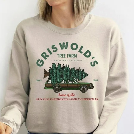 Vintage Griswold Christmas SweatShirt Christmas SweatShirt Christmas Crewneck Christmas Vacation Sand SweatShirt | Walmart (US)