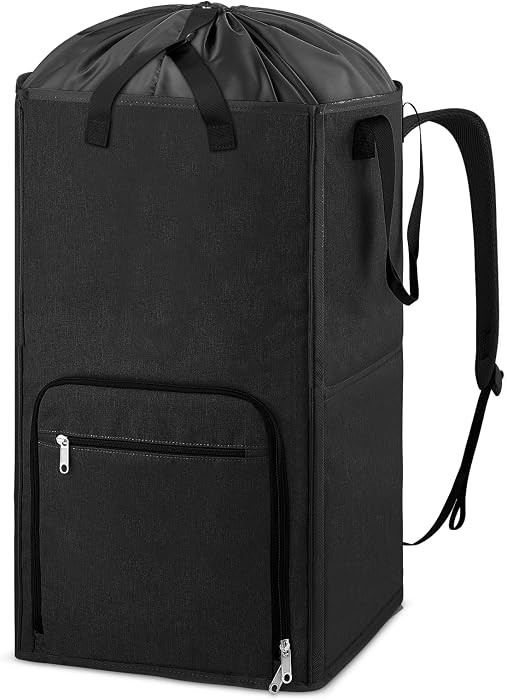 Laundry Backpack Bag, Bukere Extra Large 2 in 1 Laundry Hamper Basket for College Students Dorm E... | Amazon (US)