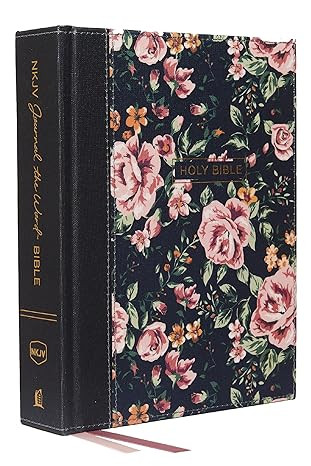 NKJV, Journal the Word Bible, Cloth over Board, Blue Floral, Red Letter, Comfort Print: Reflect, ... | Amazon (US)