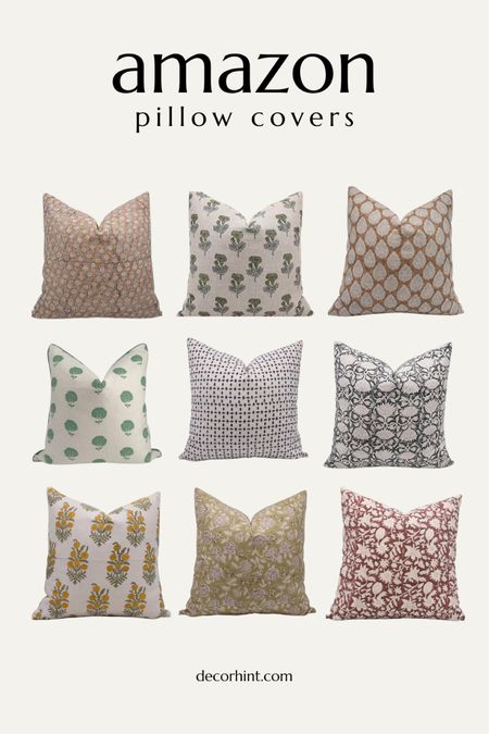 Amazon pillow covers 

#LTKfindsunder100 #LTKfindsunder50 #LTKhome