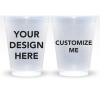 Custom Frosted Cups, Personalized Cup Party Favors, Cups For Parties | 248 | Etsy (US)