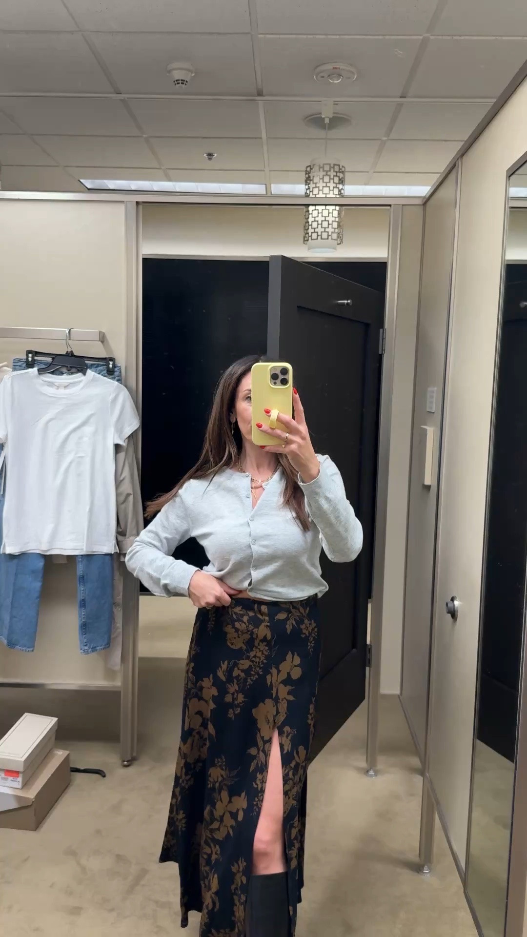 I wish I snagged this skirt! I’m wearing size 2. Cardigan is BP size XS. Boots are Steve Madden and run true to size
Nordstrom Anniversary sale

#LTKSeasonal #LTKSaleAlert