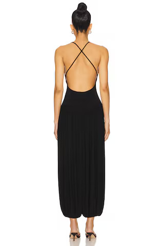 Norma Kamali Kenny Jumpsuit in Black from Revolve.com | Revolve Clothing (Global)