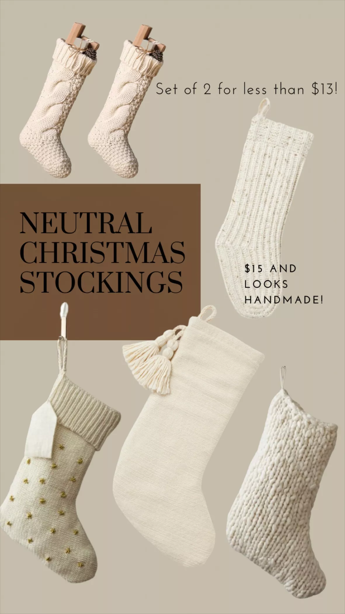 Christmas Stocking Name Tags … curated on LTK