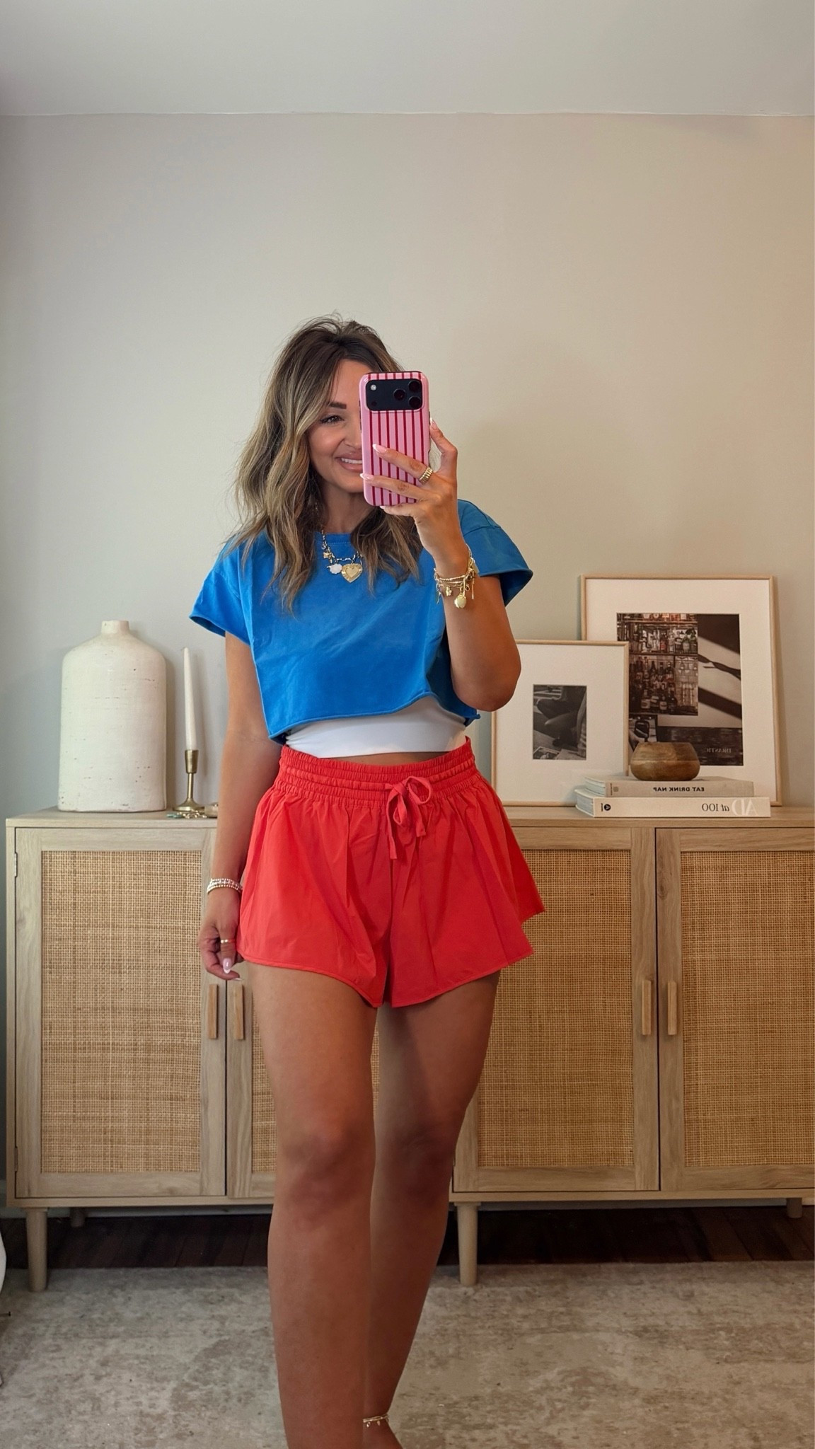 summer day active fit! the perfect cropped tee + flowy shorts! size M top, size M/L sports bra (runs big size down) it’s incredibly soft material+ stretchy. size M shorts. free people, activewear, walk ootd

#LTKActive #LTKfitnessgoals #LTKootd