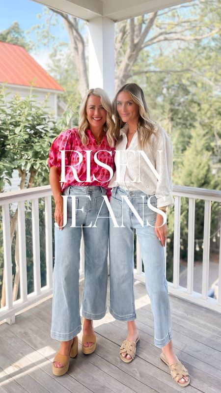 All new Risen denim styles are here & 10% off with code SUGARPLUM10 🥳

I’m in a 26 & Julia a 24…they’re so stretchy & soft!

#LTKstyletip #LTKover40