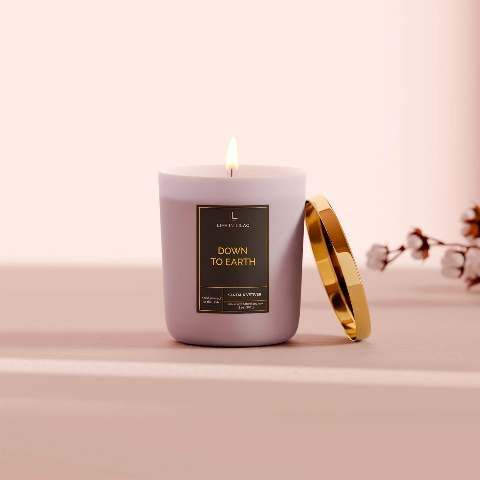 Down To Earth Candle | Life In Lilac