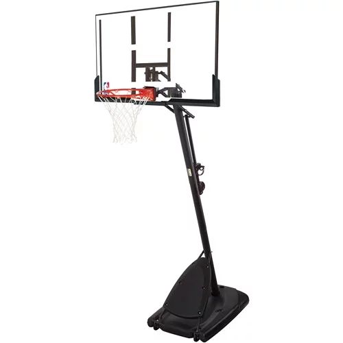 Spalding NBA 54" Portable Angled Basketball Hoop with Polycarbonate Backboard | Walmart (US)