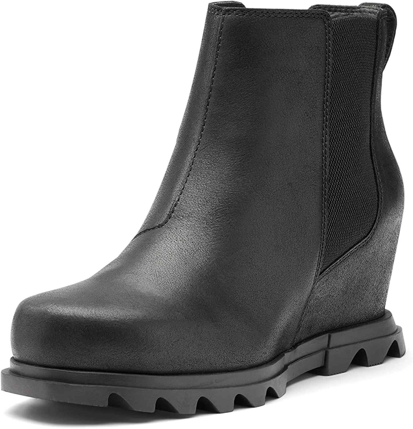 SOREL Women's Joan of Arctic Wedge III Chelsea Boot — Waterproof Leather Wedge Boots | Amazon (US)