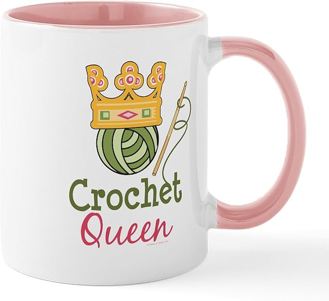 CafePress Crochet Queen Mug 11 oz (325 ml) Ceramic Coffee Mug | Amazon (CA)