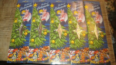 5 German Christmas Tree Tinsel Icicles Real Metal Foil Silver Lametta Aluminum  | eBay | eBay US