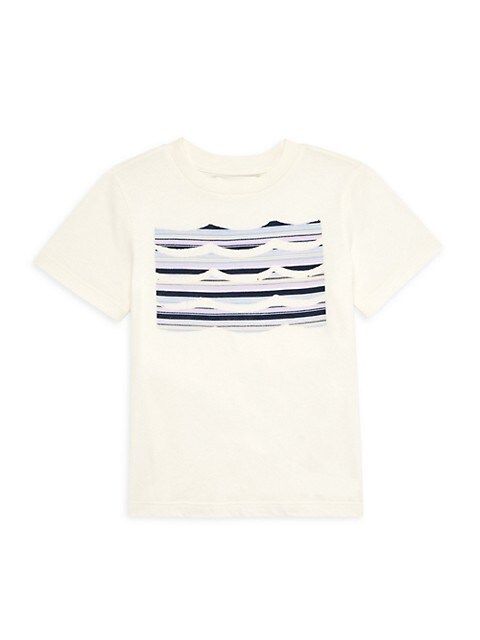 Little Boy's & Boy's Bay Waves Crewneck T-Shirt | Saks Fifth Avenue