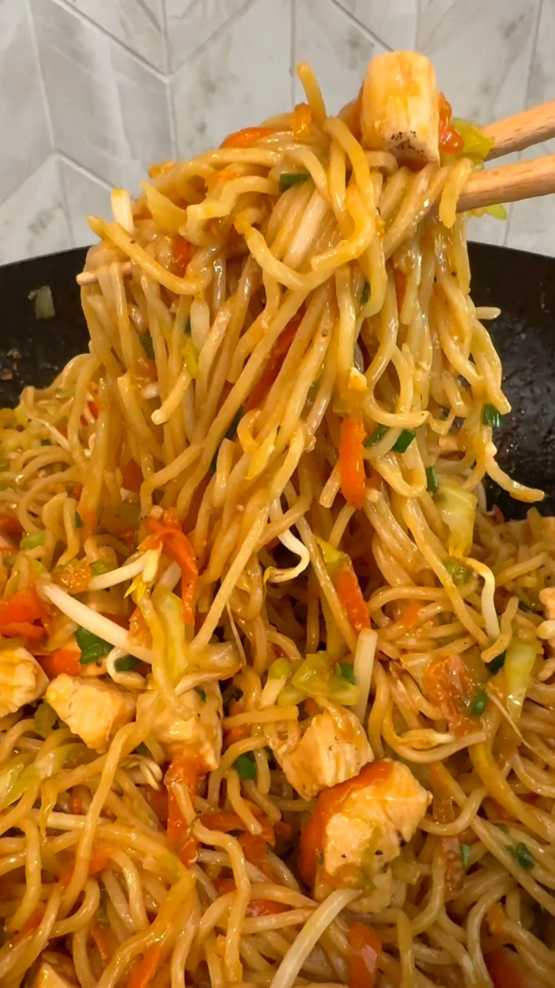 Easy chow mein that's on the table in under 30 minutes! Veggies, chicken, hearty noodles, and a simple sauce my whole family devours. I've linked everything I use to make it, from my favorite wok to the sauces and noodles. Tap to shop my kitchen!
(Full recipe is on the blog, just search Chow Mein at Tastes Better From Scratch.)

#LTKmomlife #LTKfoodie #LTKHome