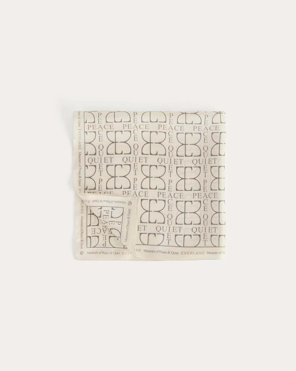 Everlane x Peace & Quiet Silk Bandana | Bone | Everlane