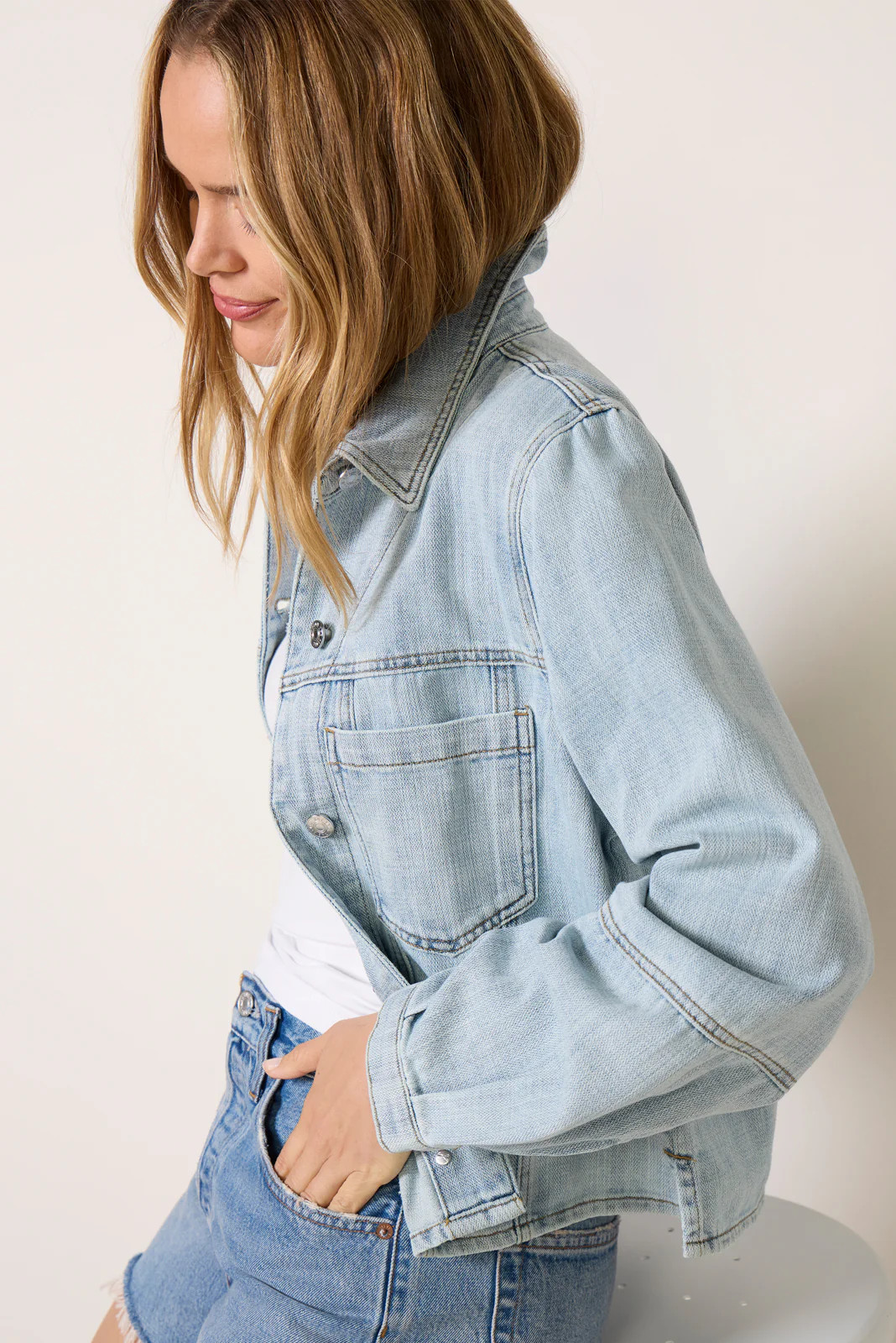 Bailey Button Front Jacket | Evereve