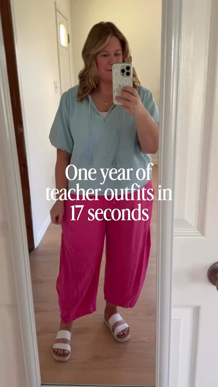 If you’re a teacher too & like cute but easy & comfy midsize friendly teacher outfits you’re in the right place!! 🤍

#LTKMidsize #LTKBump #LTKWorkwear