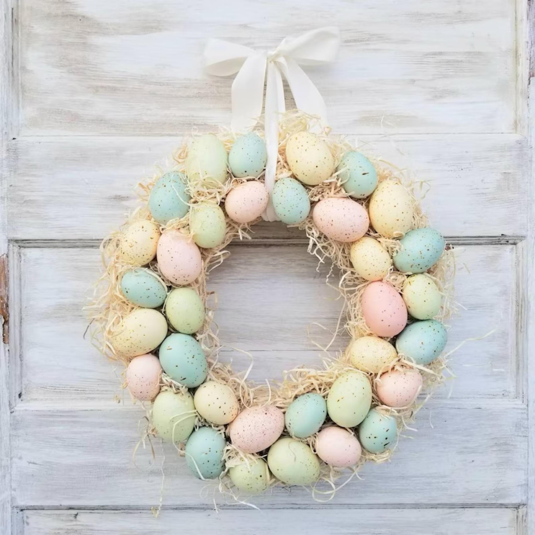 Pastel Easter egg wreath, Easter decor 

#LTKFind #LTKhome #LTKunder50