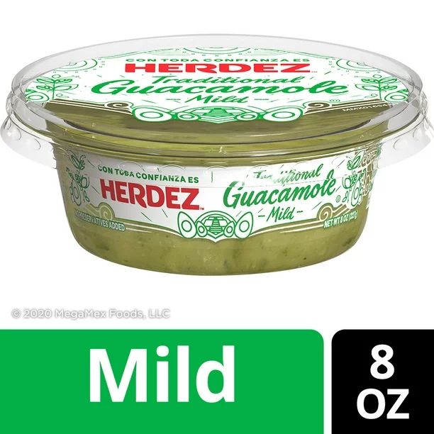 HERDEZ Traditional Guacamole, Mild, 8 Oz | Walmart (US)