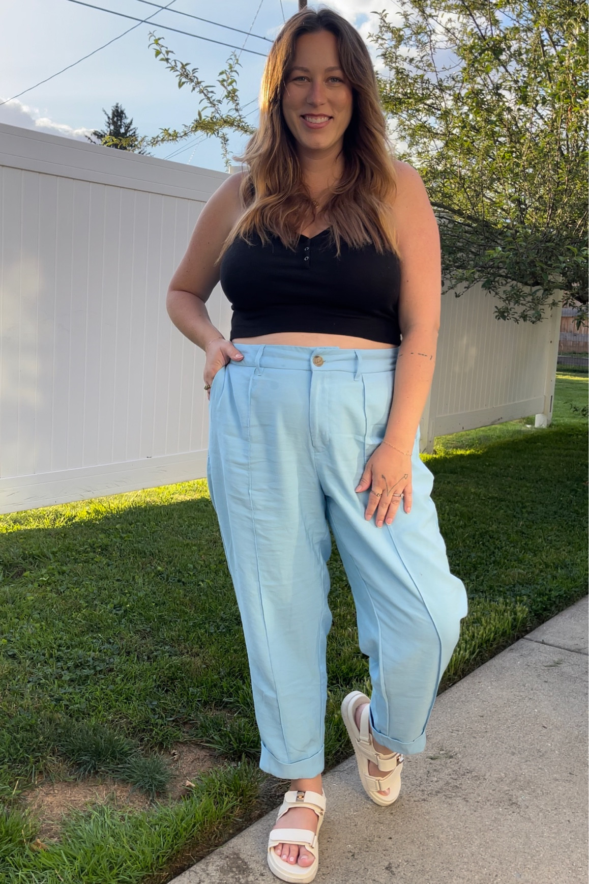 Obsessed with these pants for summer 🤩

#LTKMidsize #LTKStyleTip #LTKPlusSize