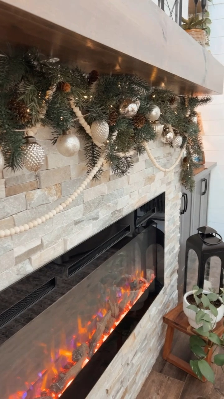 Christmas mantle garland, Amazon Christmas decor 

#LTKhome #LTKfindsunder50 #LTKHoliday