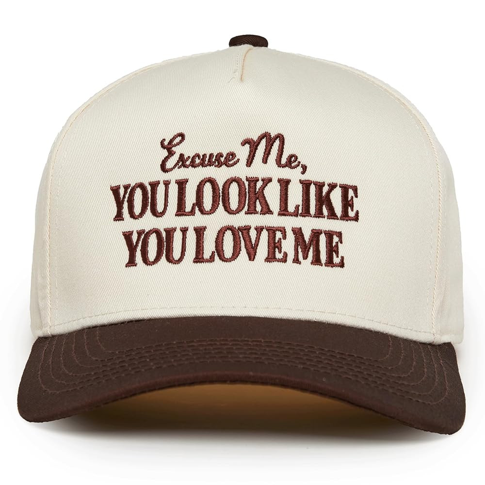 Funky Junque Vintage Canvas Snapback Hat - Adjustable 2 Tone Cap for Men Women - Put It On My, Co... | Amazon (US)