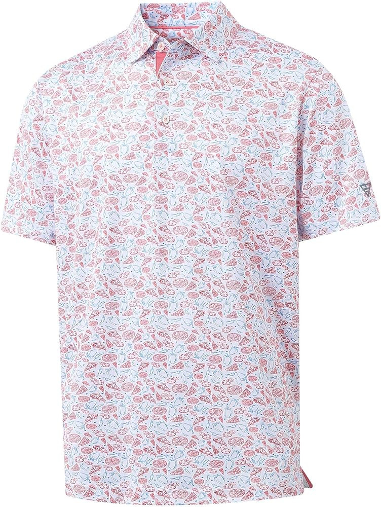 M MAELREG Boys Polo Shirt Short Sleeve Performance Dry Fit Stretch Funny Print Active Casual Coll... | Amazon (US)